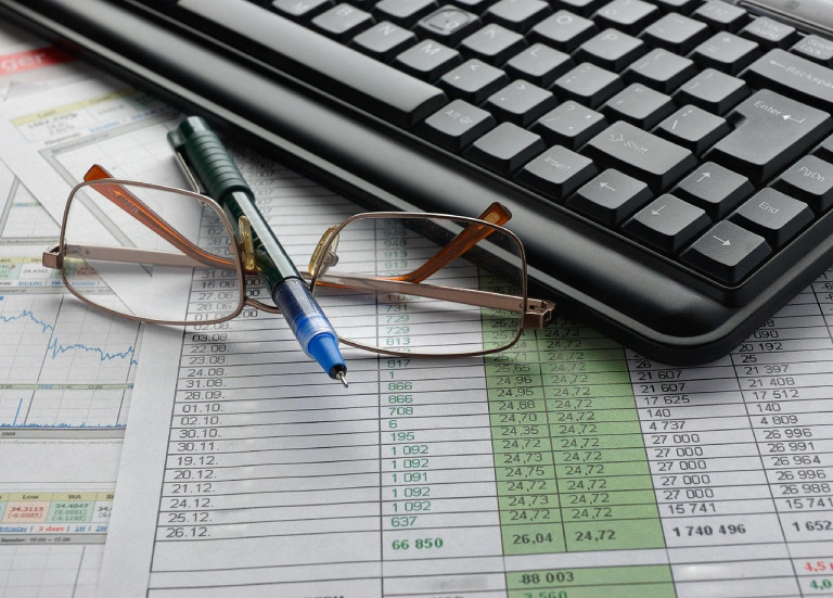 accounting finance workspace